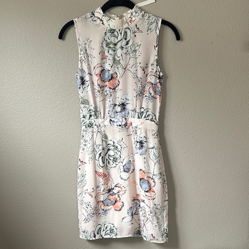 NWT ASOS Petite garden mini dress size 0